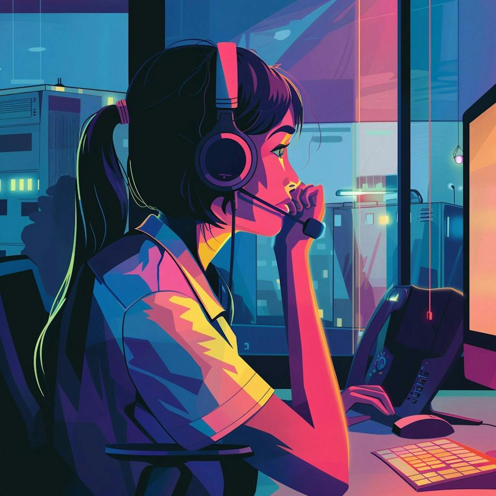 Call Center Worker 4