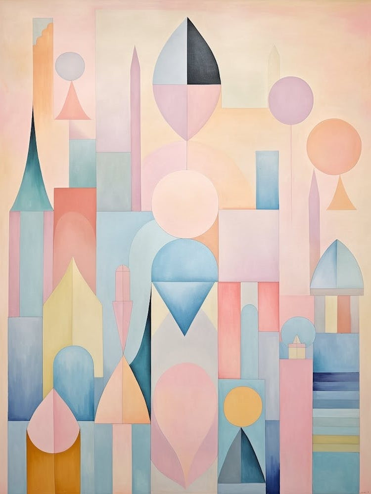 Whimsical Abstract Geometric Shapes 10