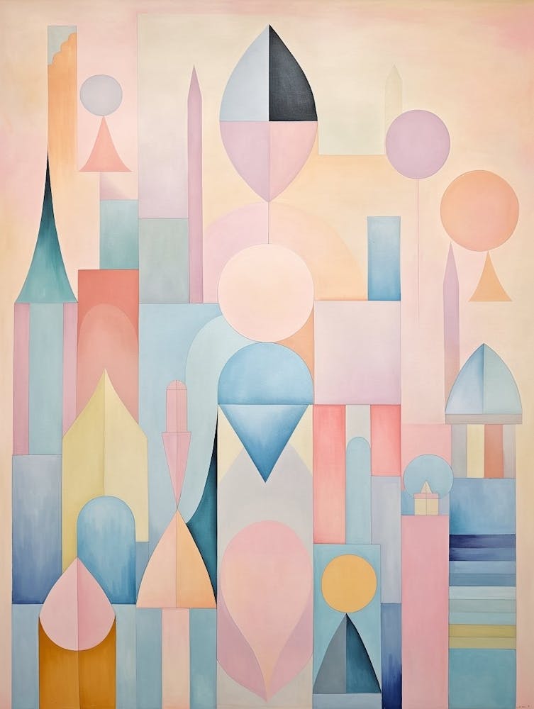 Whimsical Abstract Geometric Shapes 10
