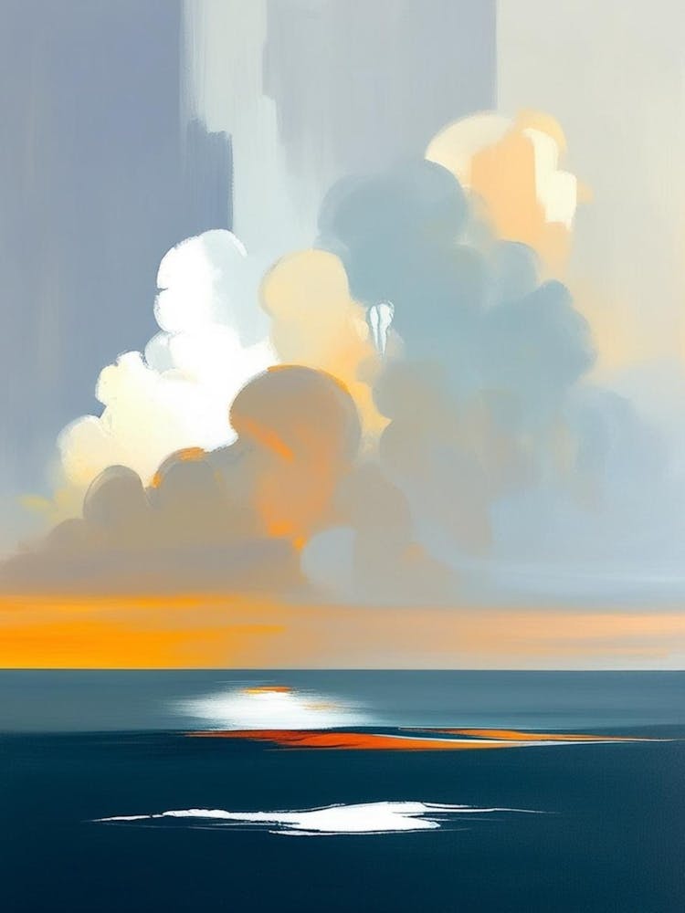 Sunset Over The Ocean