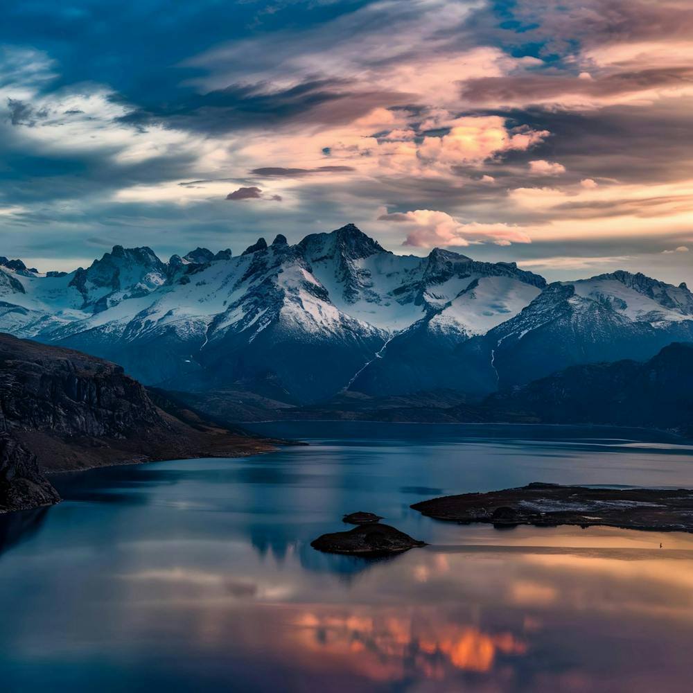 Sunset In Chile