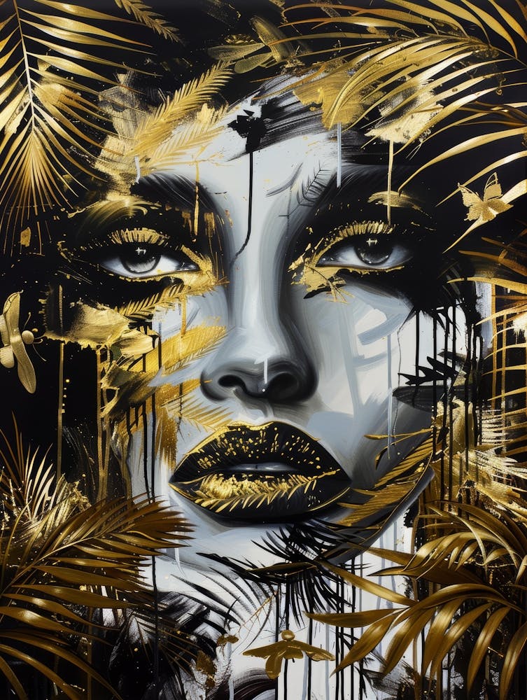 Gold And Black 123