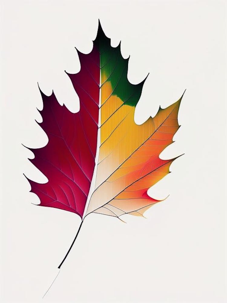 Maple Leaf Abstract 4