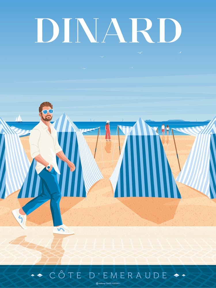 Dinard Beach Brittany France