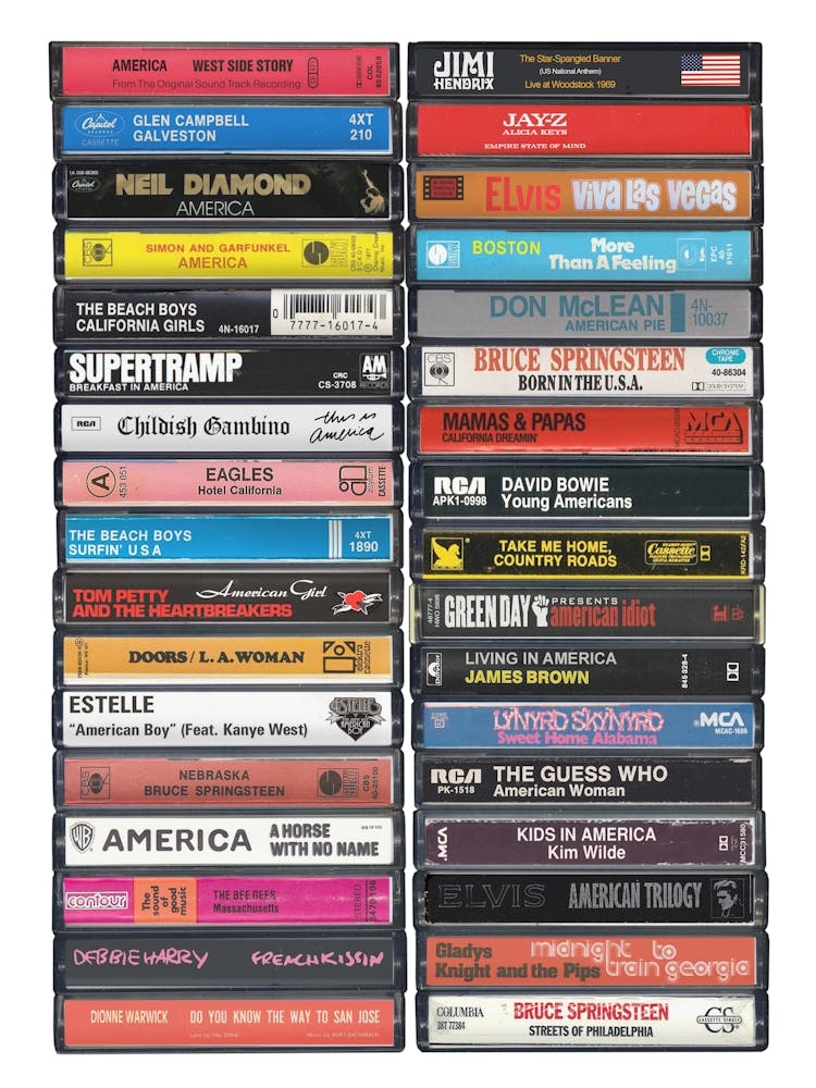 American Music Anthems Cassette Print