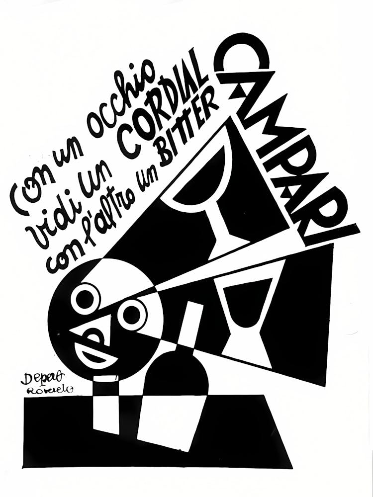 Vintage Campari Cordial Bitter