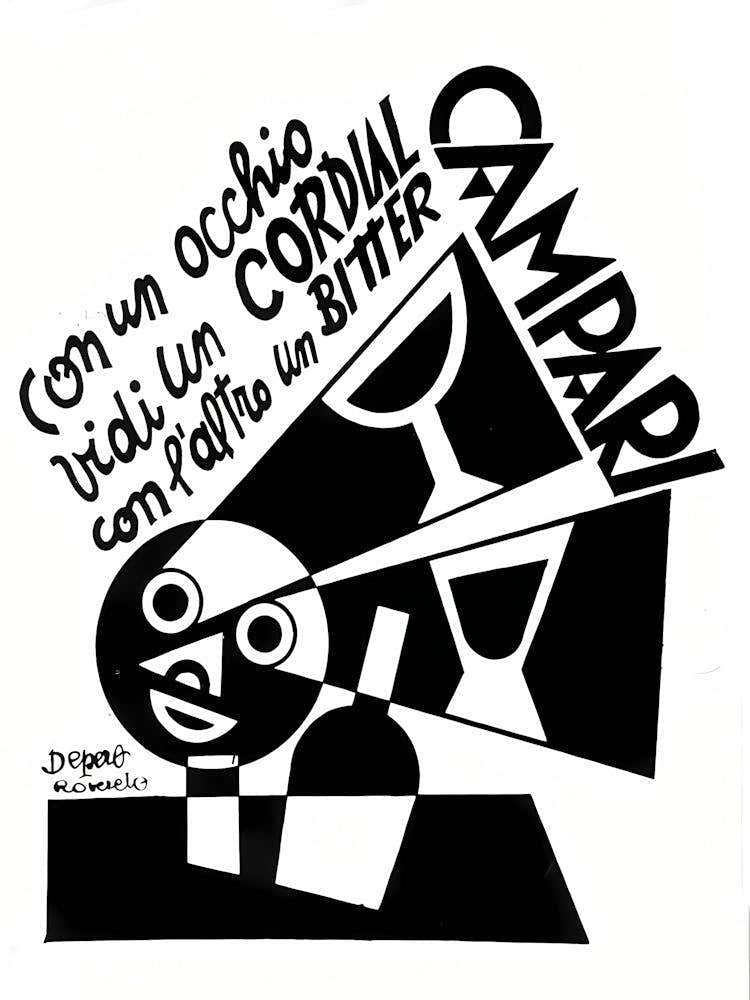 Vintage Campari Cordial Bitter