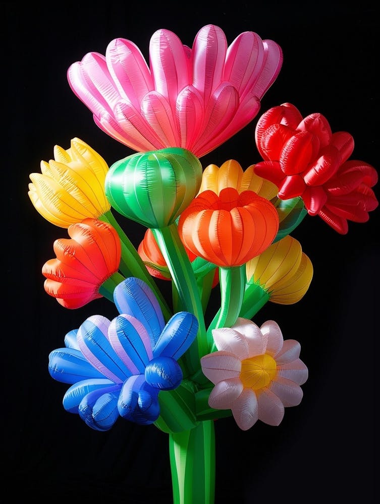 Bright Inflatable Flowers Globe Amaranth 3