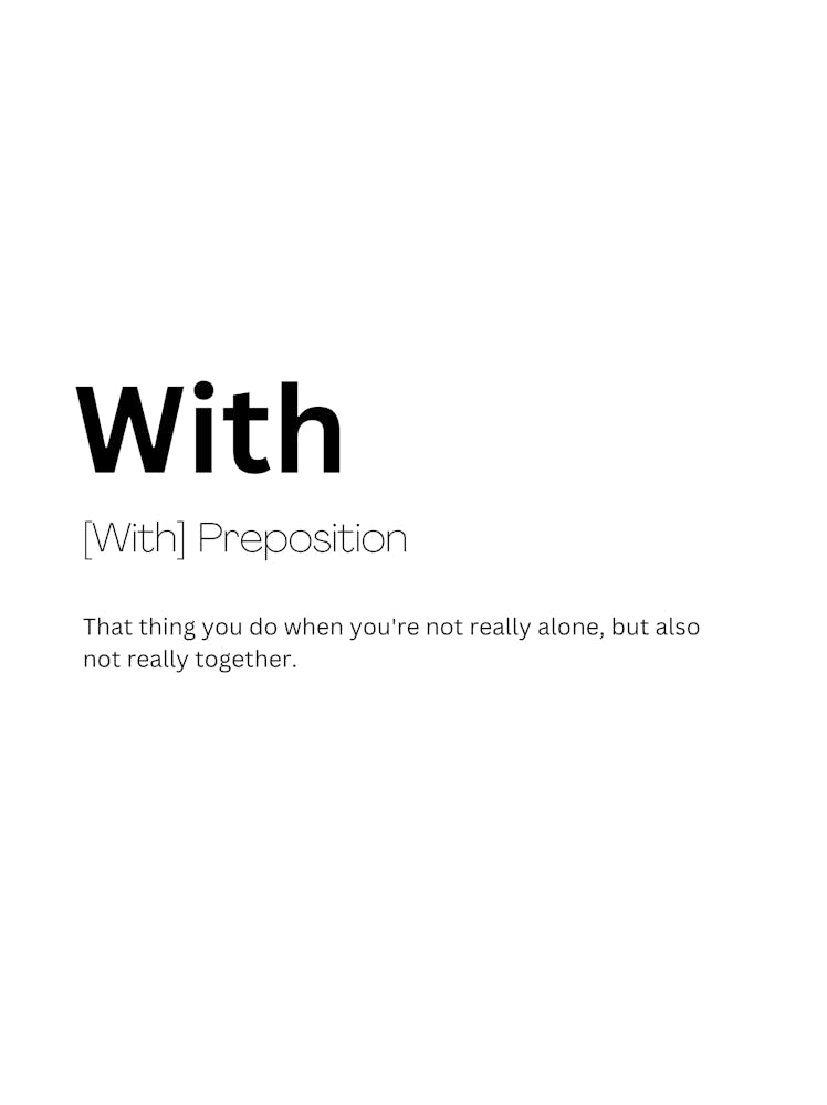 With Definition Meaning