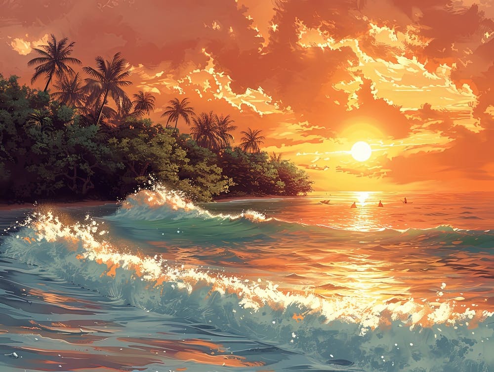 Sunset At The Beach 5