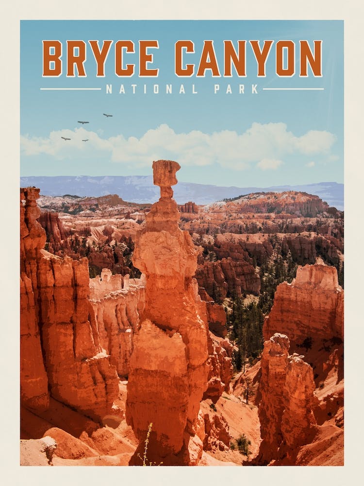 Bryce Canyon Travel Poster