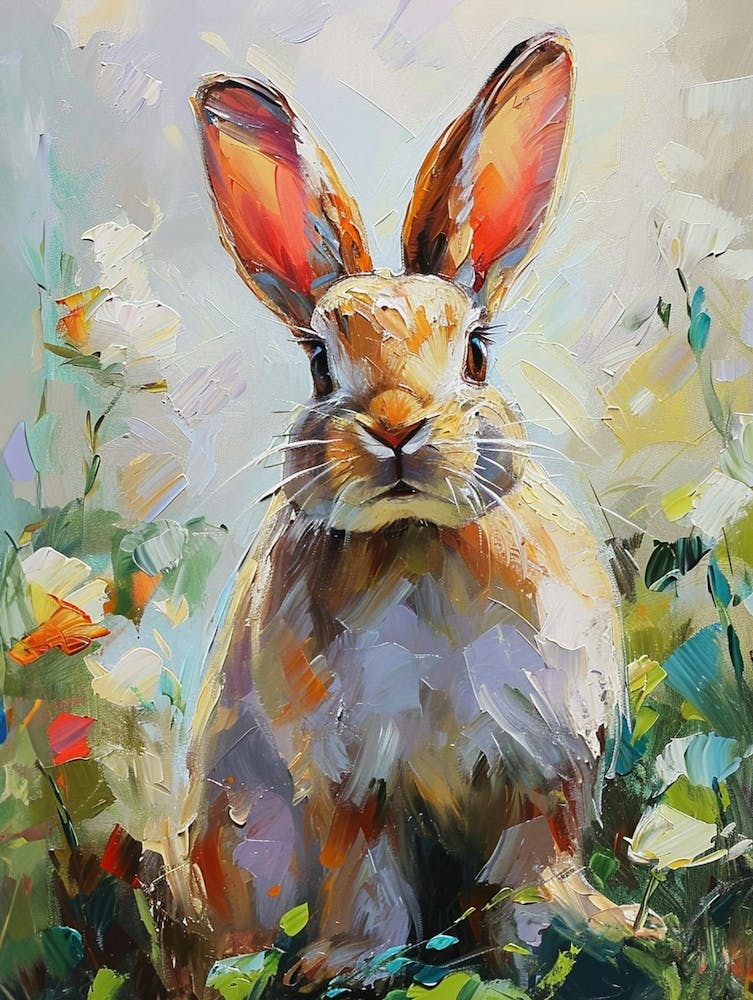 Britannia Petite Rabbit Painting 1