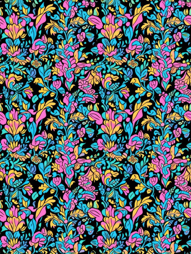 Aster Amaze London Fabrics Floral Pattern 6