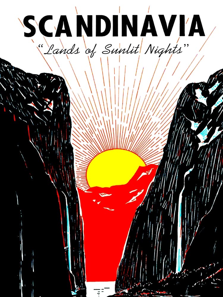 Scandinavia, Land Of Sunlit Nights