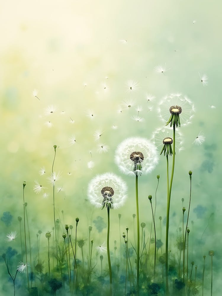 Hushed Sage Wildflower Dance