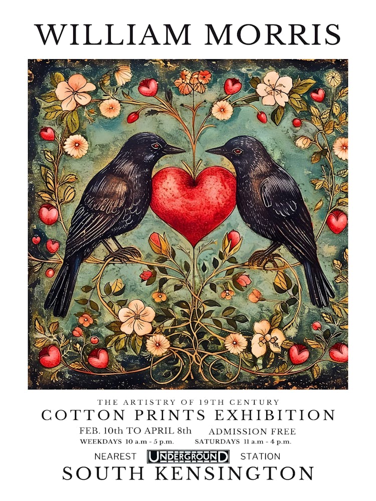 William Morris Cotton Prints Exhibition 65