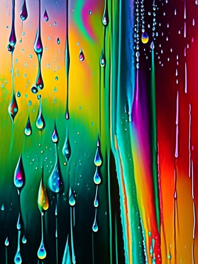 Water Droplets Waterscape Bright Abstract 1