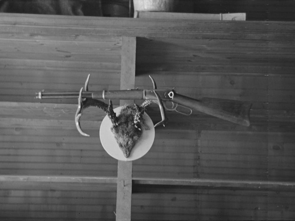 Interior Of House Near Winton, Minnesota By Russell Lee
