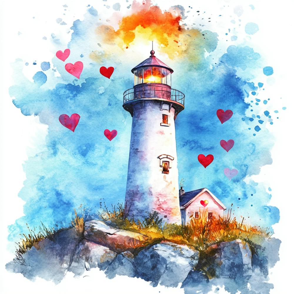 Valentine'S Day Lighthouse 5