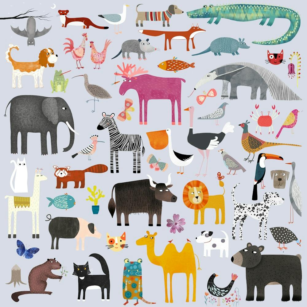 Menagerie of Animals Of The World
