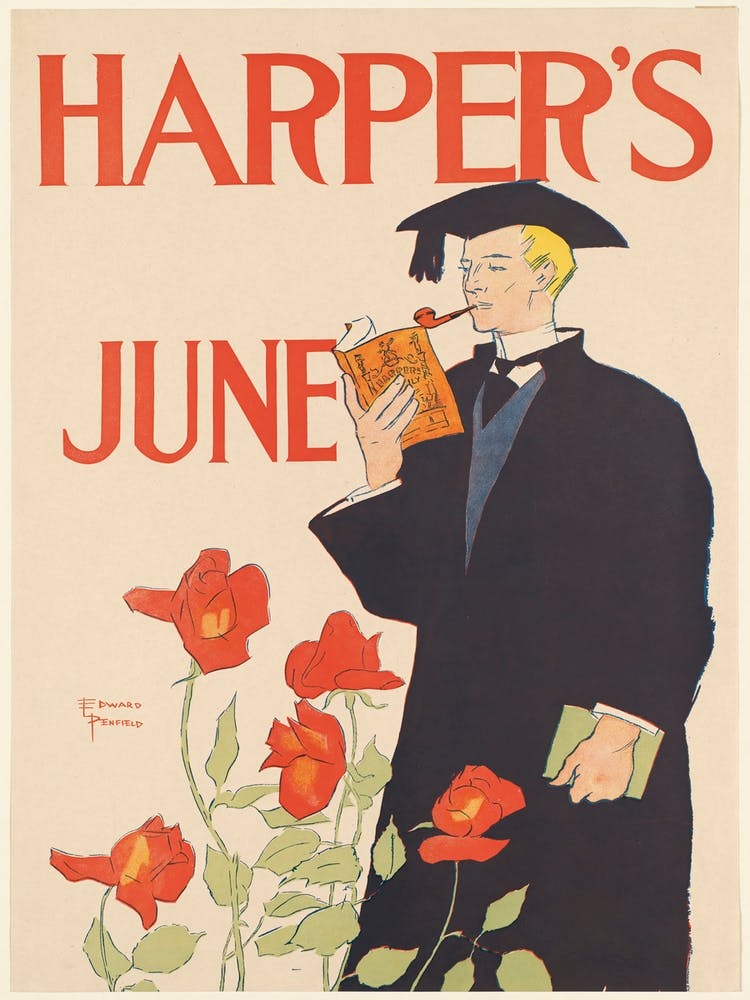 Harper's June , Edward Penfield