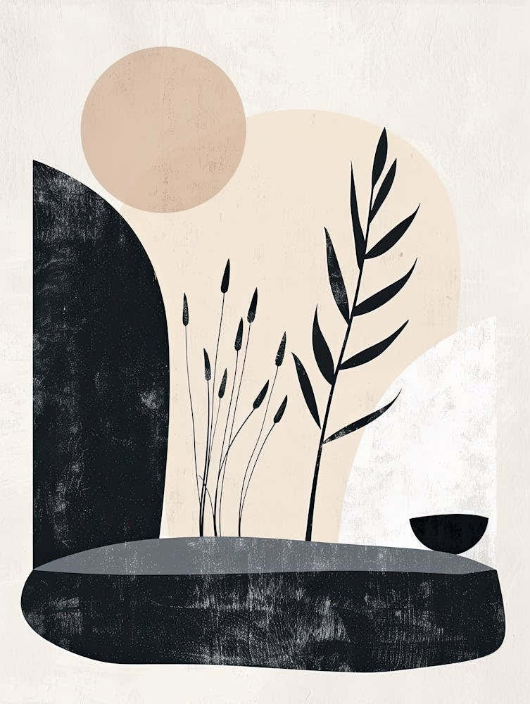 Quiet Geometry Minimalist Style