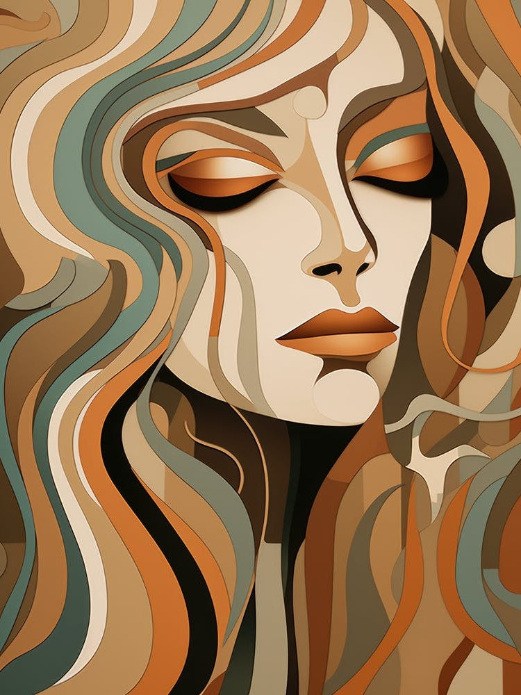 Abstract Of A Woman 7