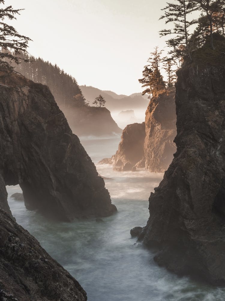 Oregon Ocean Cliffs