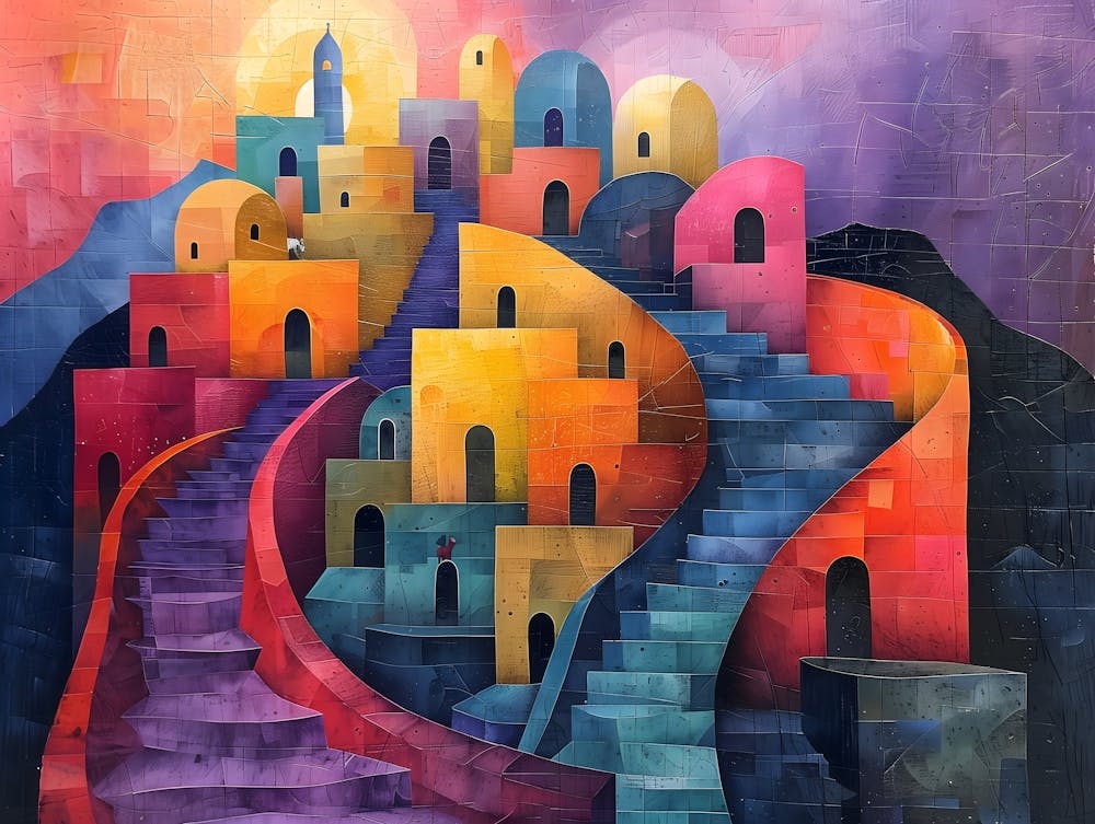 City On A Hill, Cubism