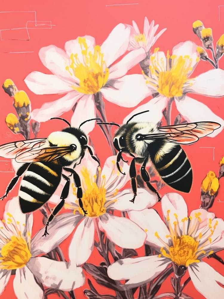 Sweet Bees With The Flowers Colour Pop 4
