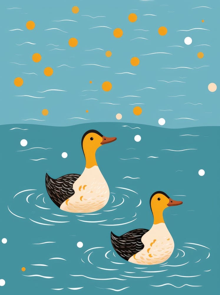 Enten im Wasser