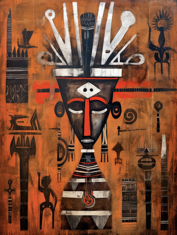 Masked Legends: Tales from African Tribes