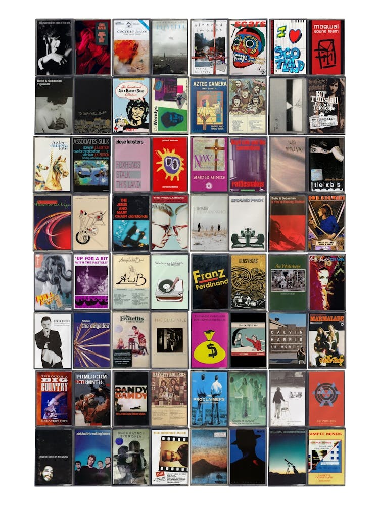 Scotland Music Print - Retro Cassette Covers