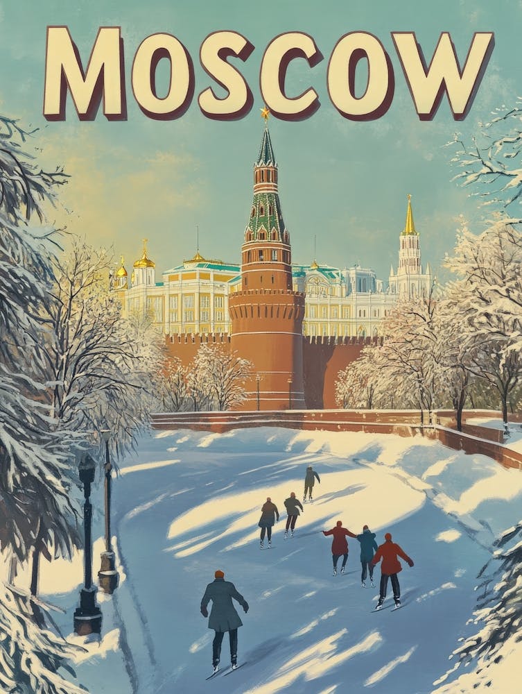Aihrgdesign A Mid Century Modern Travel Poster For Moscow Sho 06c35a93 8e1e 45db 9ea2 0daf505c49aa 0