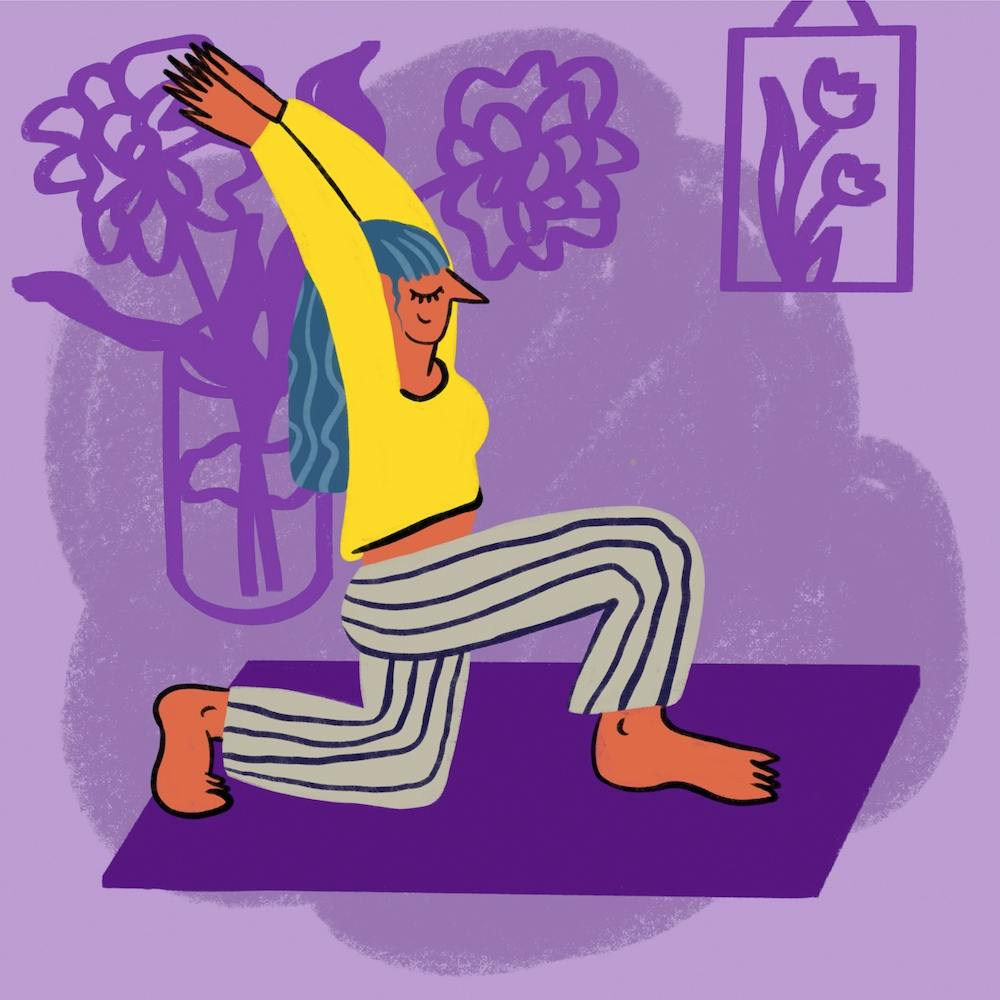 Yoga Stretching Square