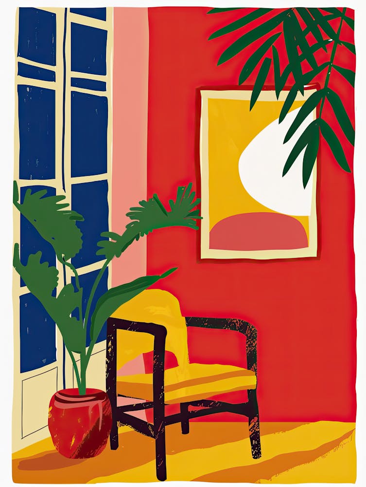 Bursting Tropics Matisse Style