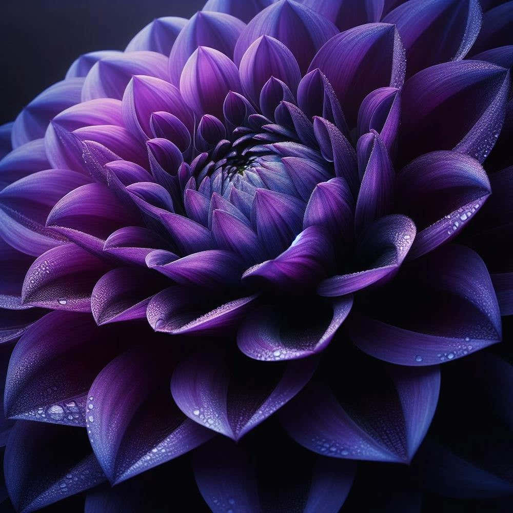 Purple Dahlia 1