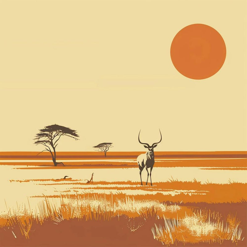 Antelope In The Savannah