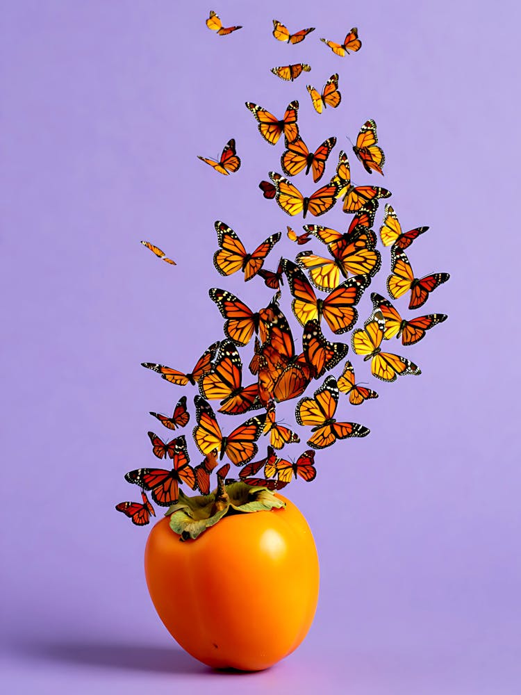 Butterfly Burst from Persimmon