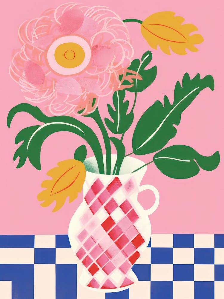 Roses Flower Vase 1