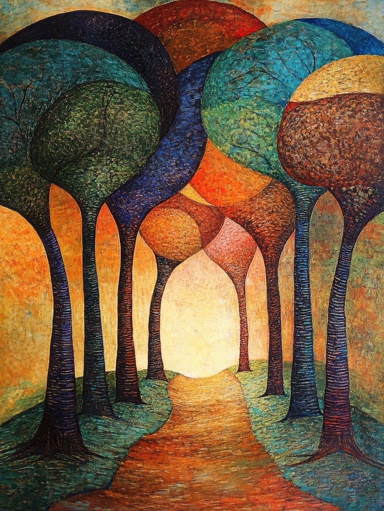 Trees At Sunset 9