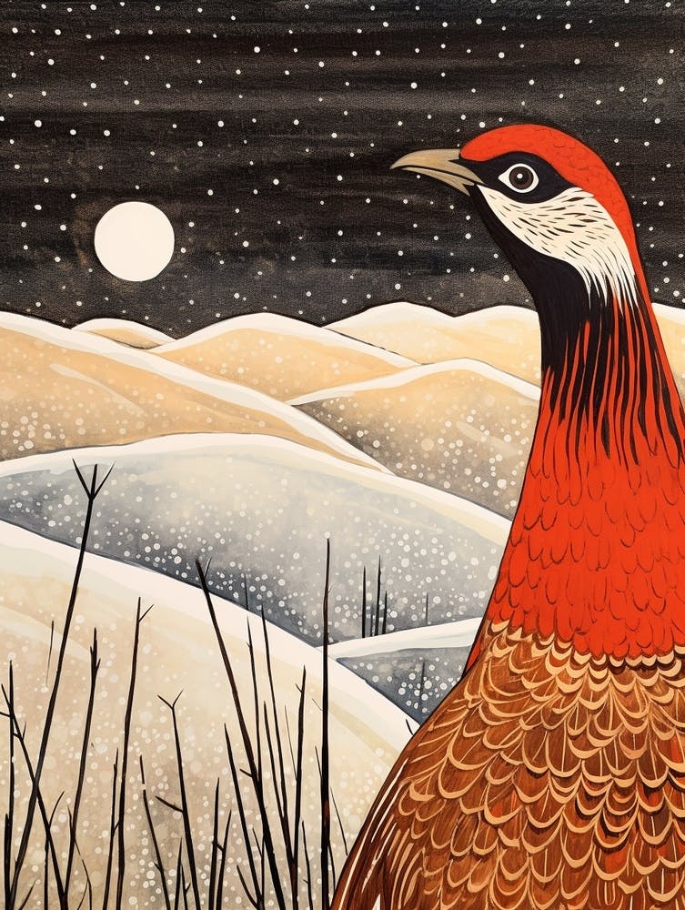 Bird Illustration Pheasant 8