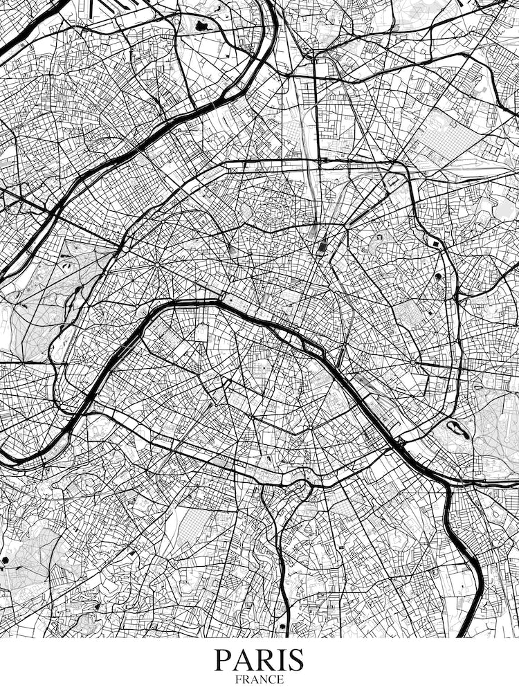 Paris White Black