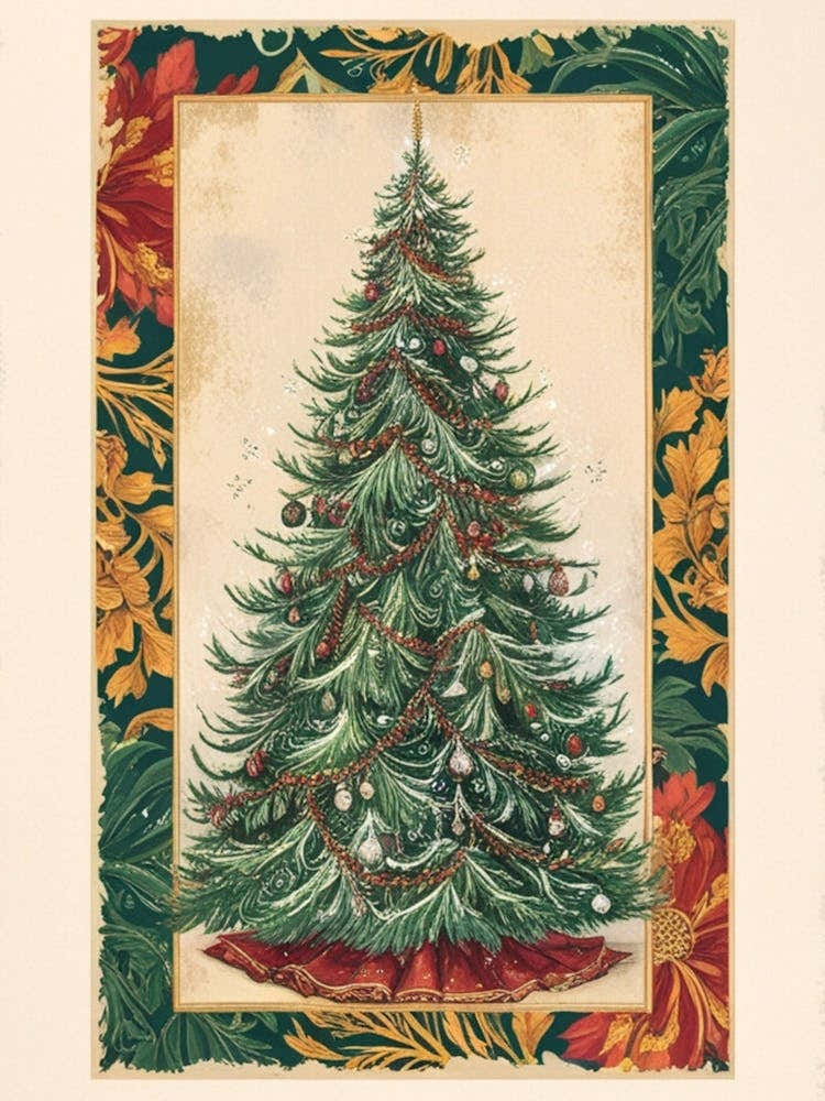 William Morris Christmas Tree 15