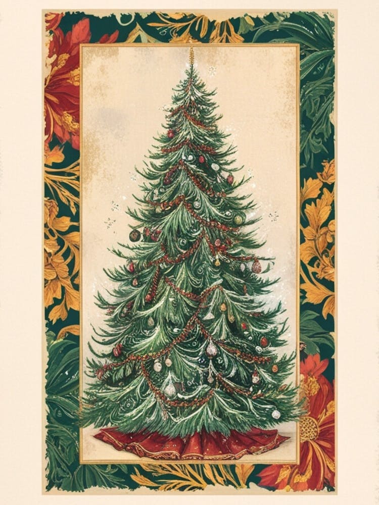 William Morris Christmas Tree 15