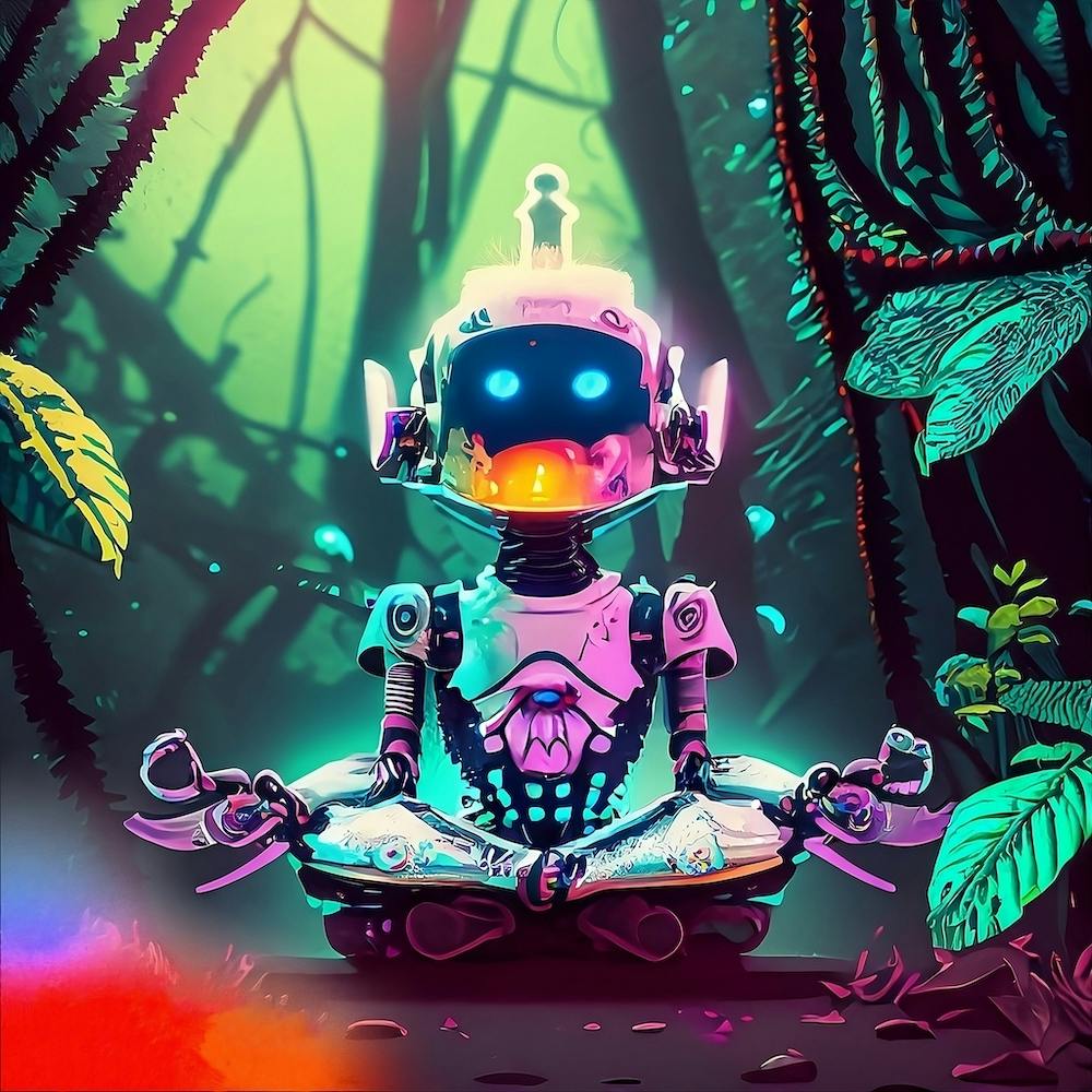 Robot In The Forest