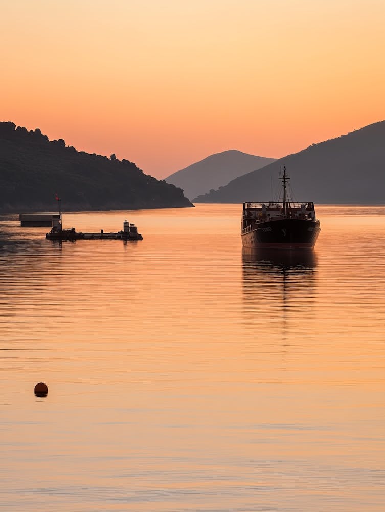 Sunset In Greece