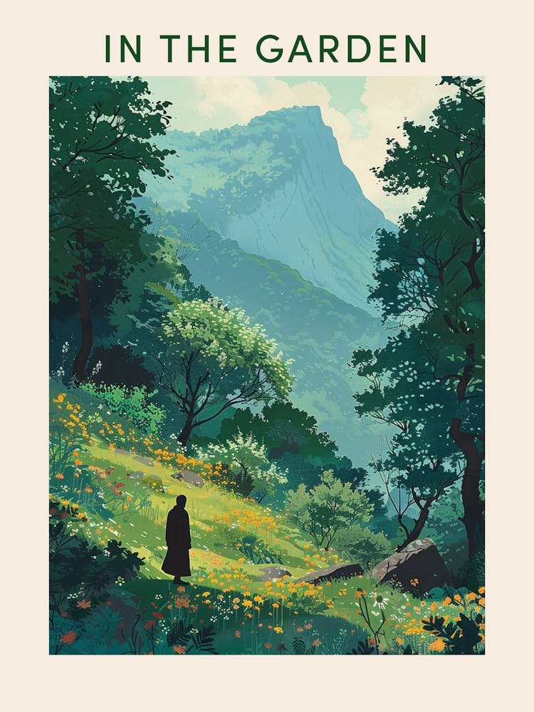In The Garden Poster Green 3