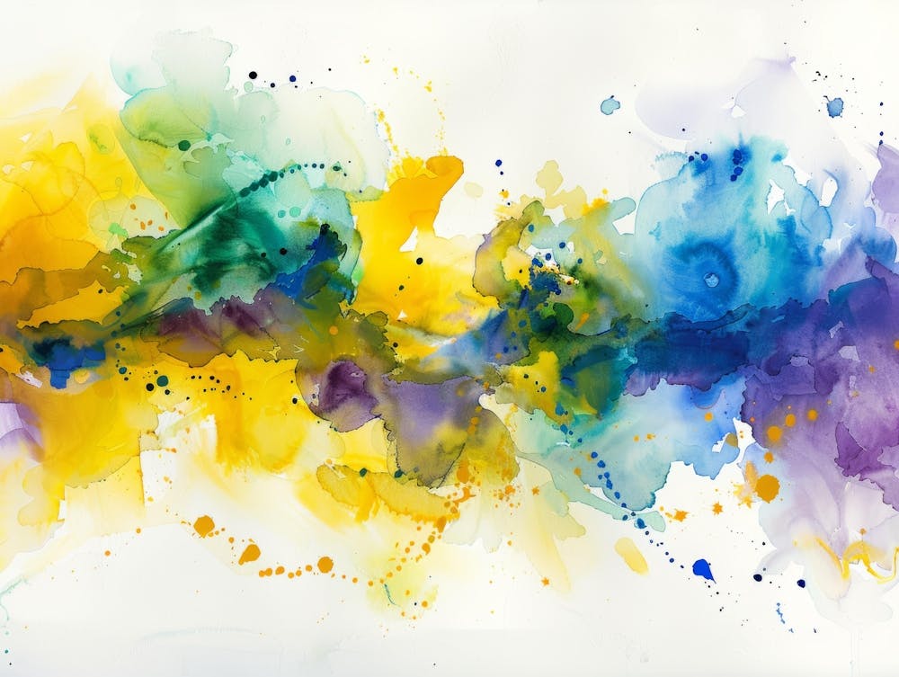 Abstract Watercolor Painting 72