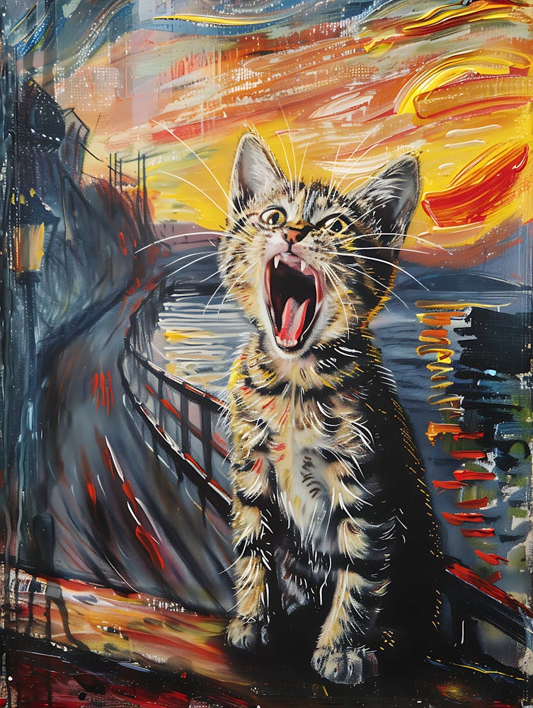 Fantastic Cat Screaming 18
